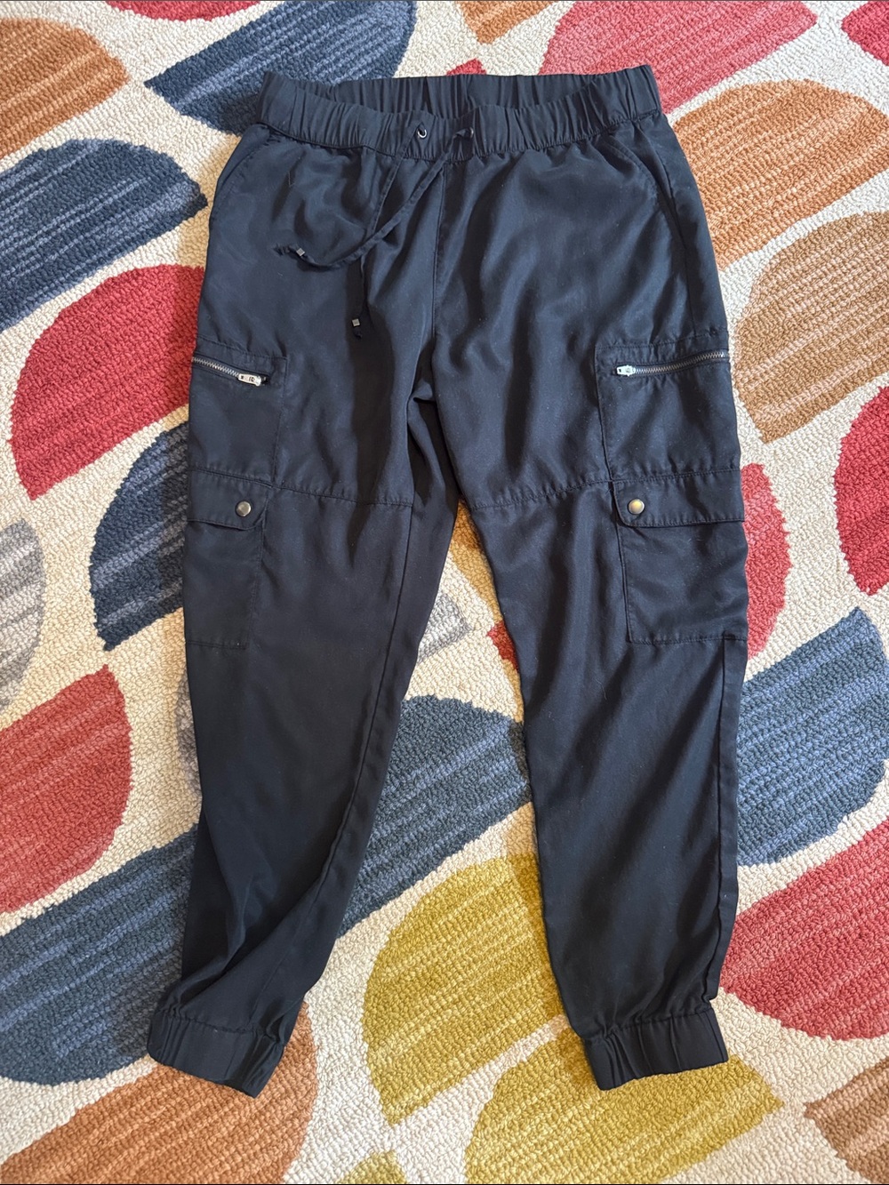 Banana Republic Jogger Tencel pants, black, medium